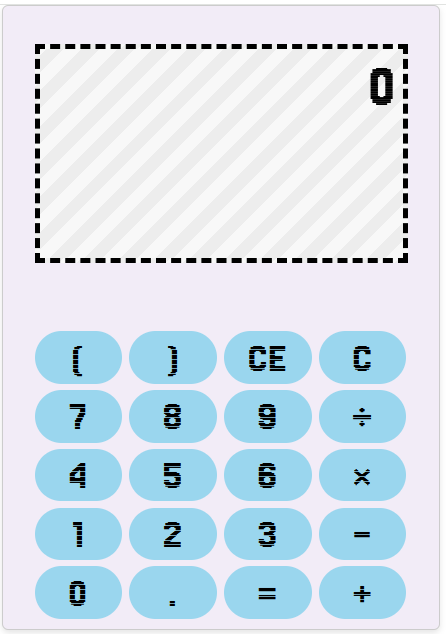 screenshot of calculator